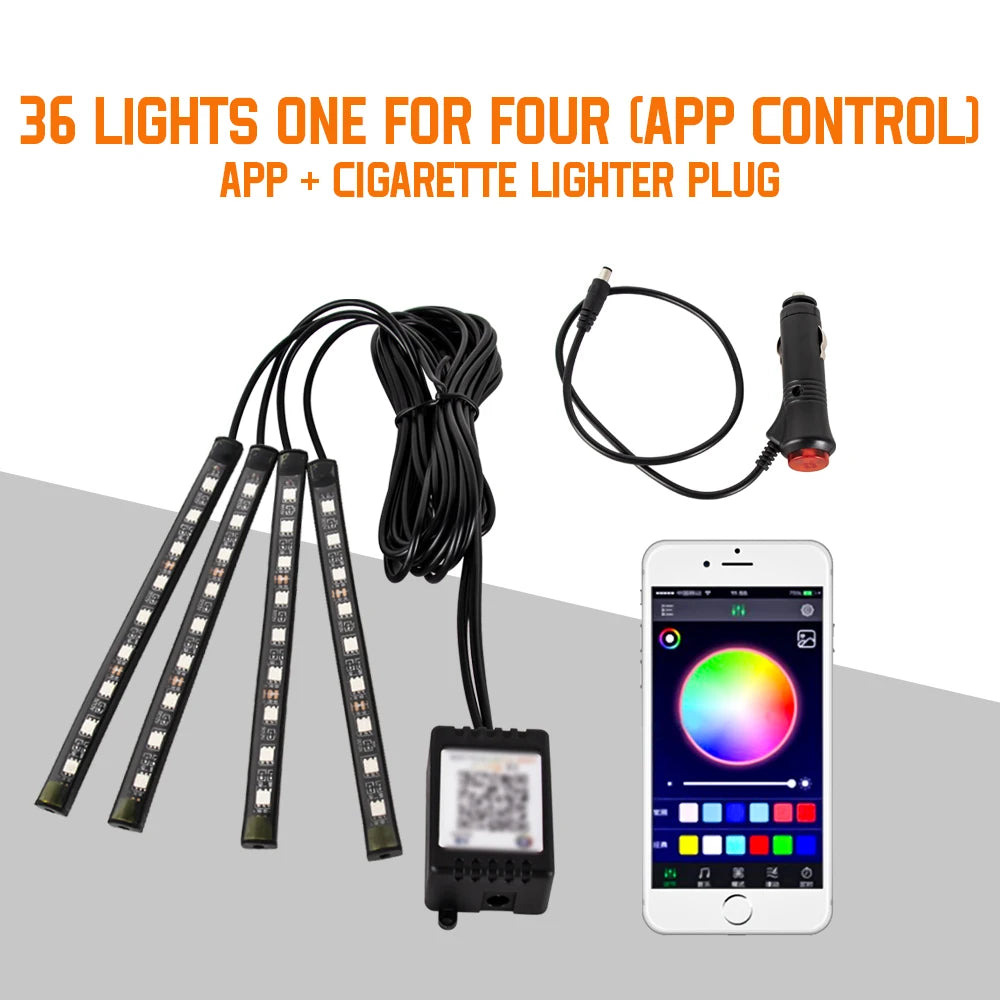 Led pour interieur de voiture