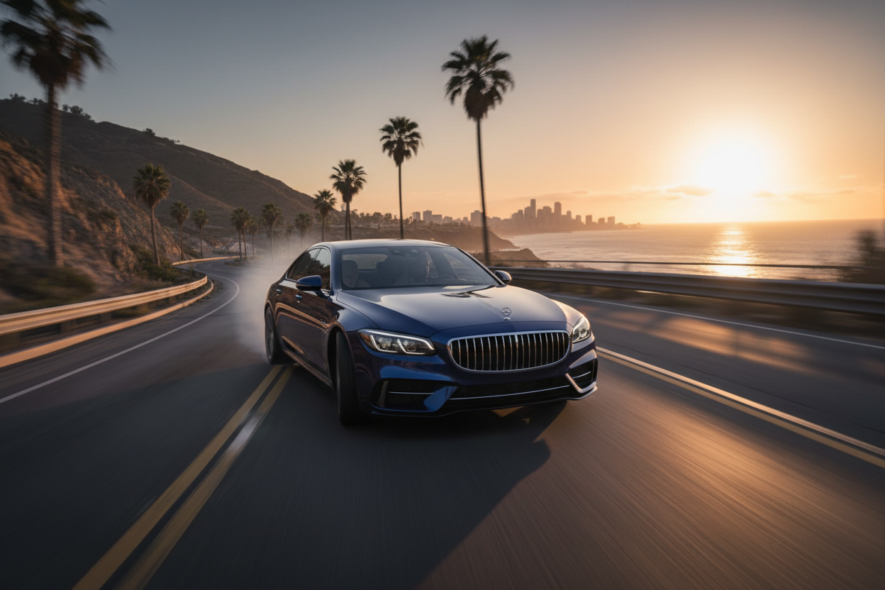 voiture belle qui roule